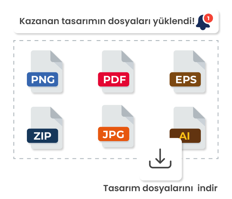 Broşür ve El İlanı Tasarım Yarışması Adım 4: Dosyaları Al